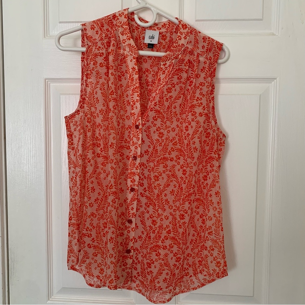 Cabi Sleeveless Blouse M